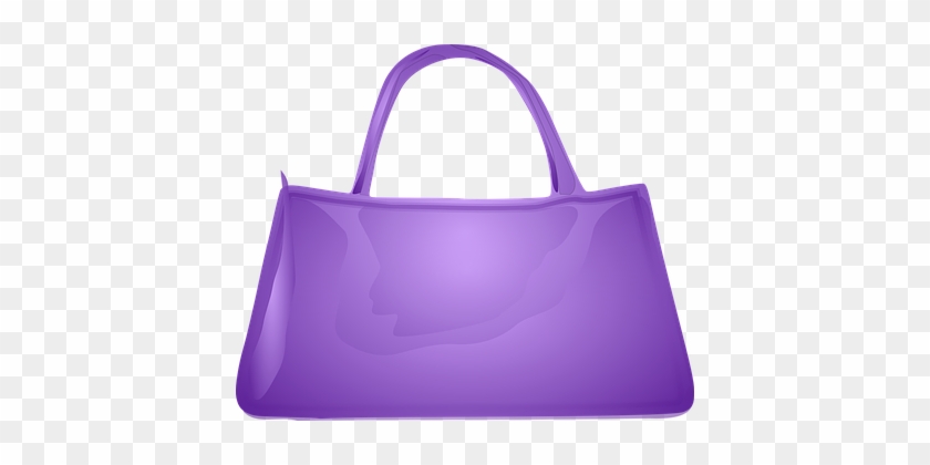 Handbag, Purse, Purple, Bag, Fashion - Purple Purse Clipart #1692044