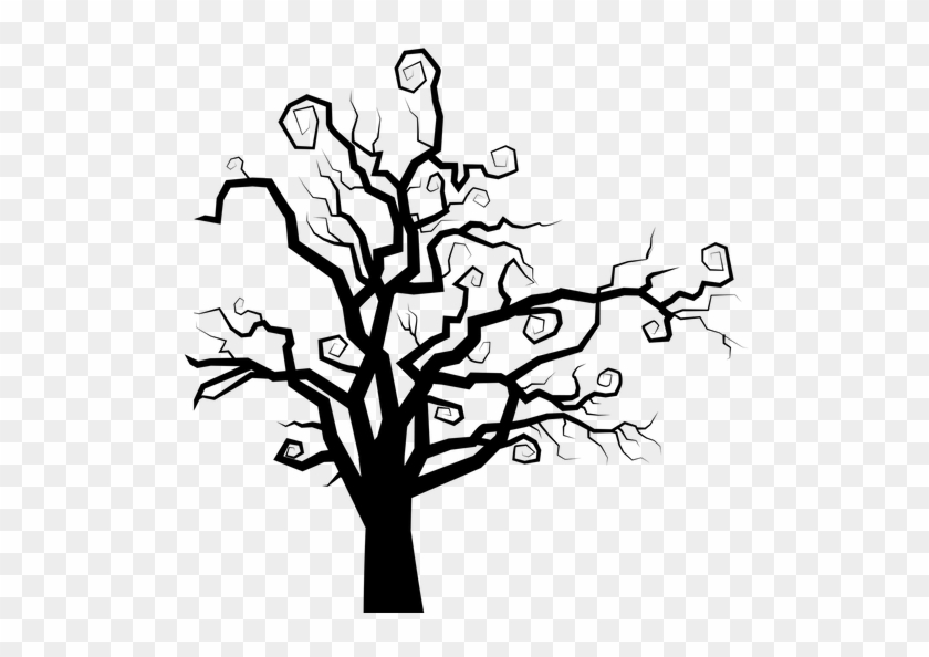 5a1c79b91eca26 - 6386868515118156091261 - Pn - Spooky Tree Silhouette Png #1692236