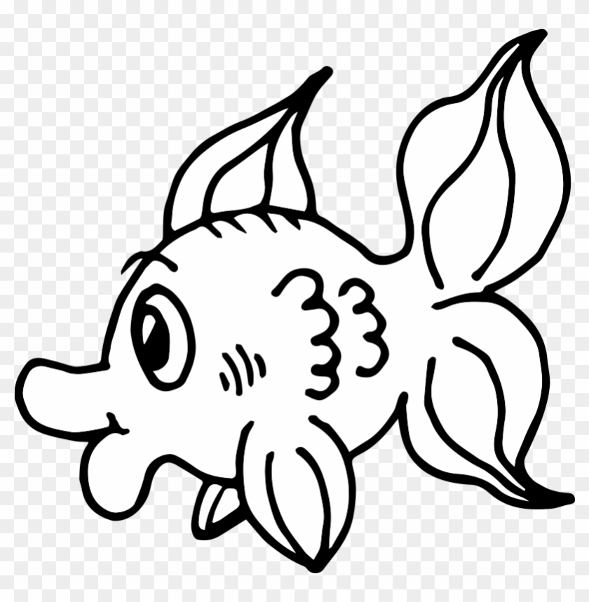 Free Fish Line Art By Memimouse On - Line Art #1692290