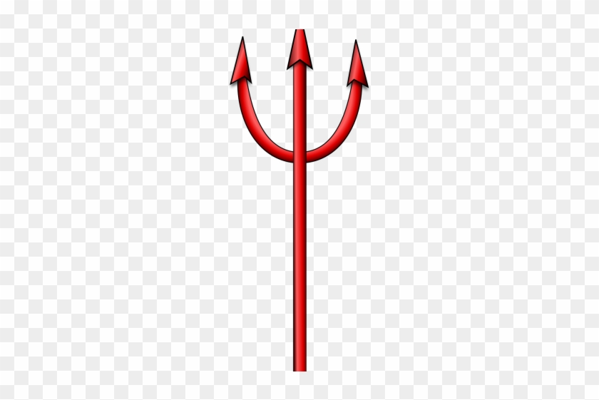 Demon Clipart Devil Pitchfork - Devil Fork Transparent #1692325