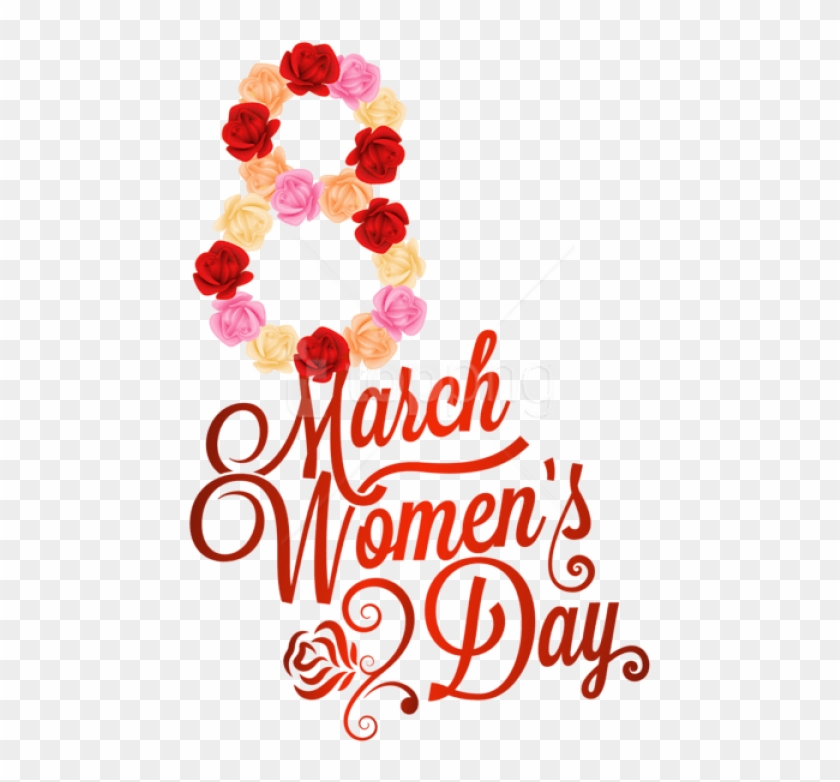 Free Png Download Red 8 March Womens Day Png Images - Celebration Of Women's Day #1692340