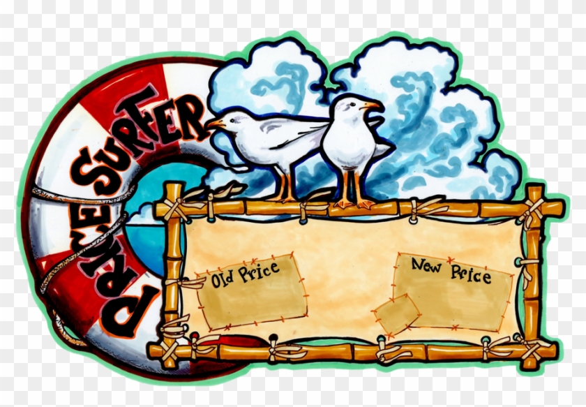 Seagull Price Surfer Sign By Aethertechindustries - Seagull Price Surfer Sign By Aethertechindustries #1692373