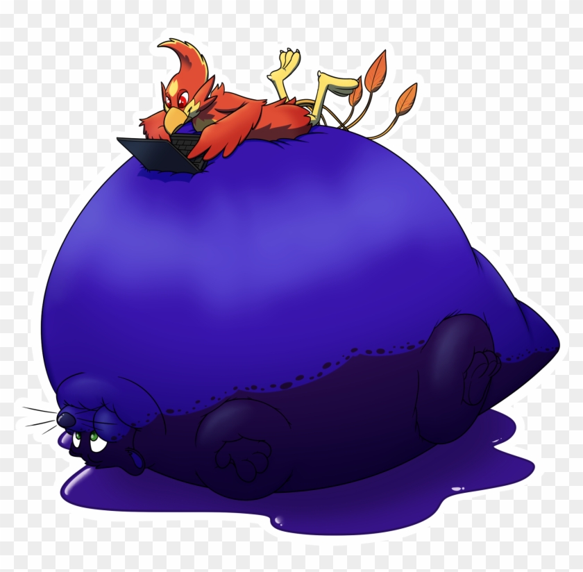 [1145] Blueberry Couch - Illustration #1692386