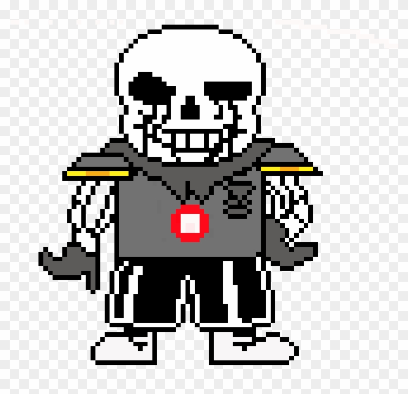 Dust sans colored battle sprite pixel art