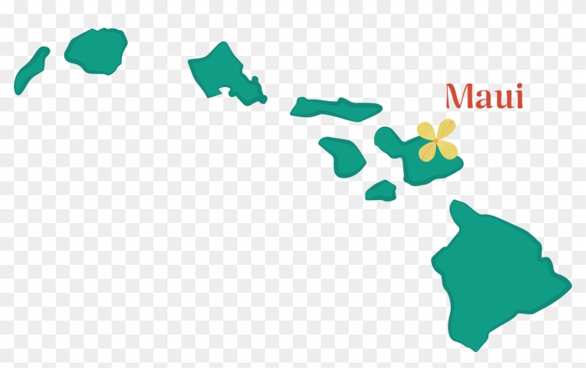 With Trees So Colorful And Flowers Where Ever You Turn, - Drawing Of Hawaiian Islands #1692496