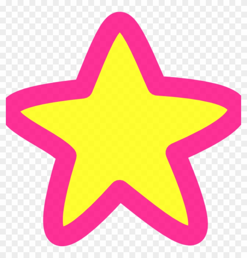 Pink Stars Clipart Pink Yellow Star Clip Art At Clker - Star Clipart Gifs #1692589