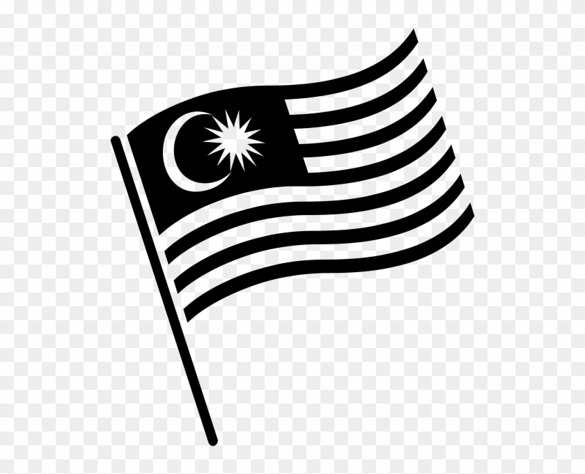 The Best Bendera Malaysia Clipart Black And White - Terangmbulan