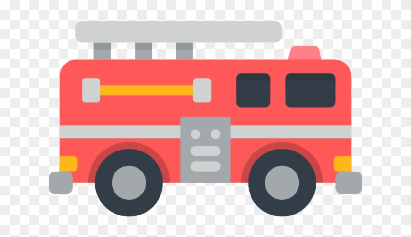 Fire Truck Clipart Fire Van - Fire Truck Png #1692839