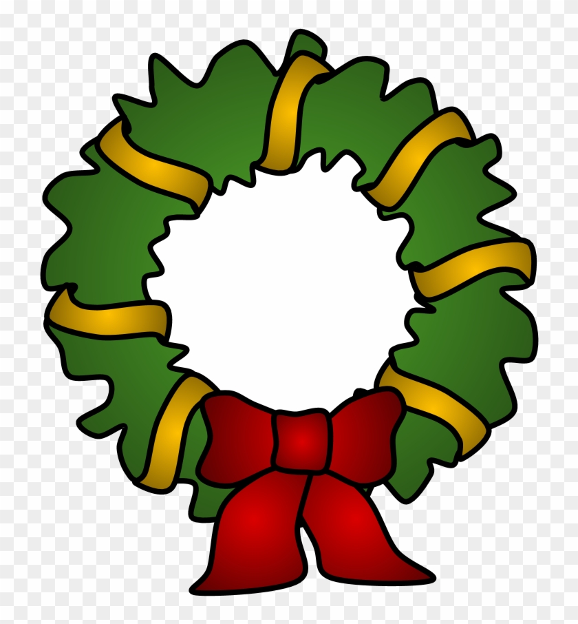 Wreath, Gold Tinsel - Icono De Feliz Navidad #1692848