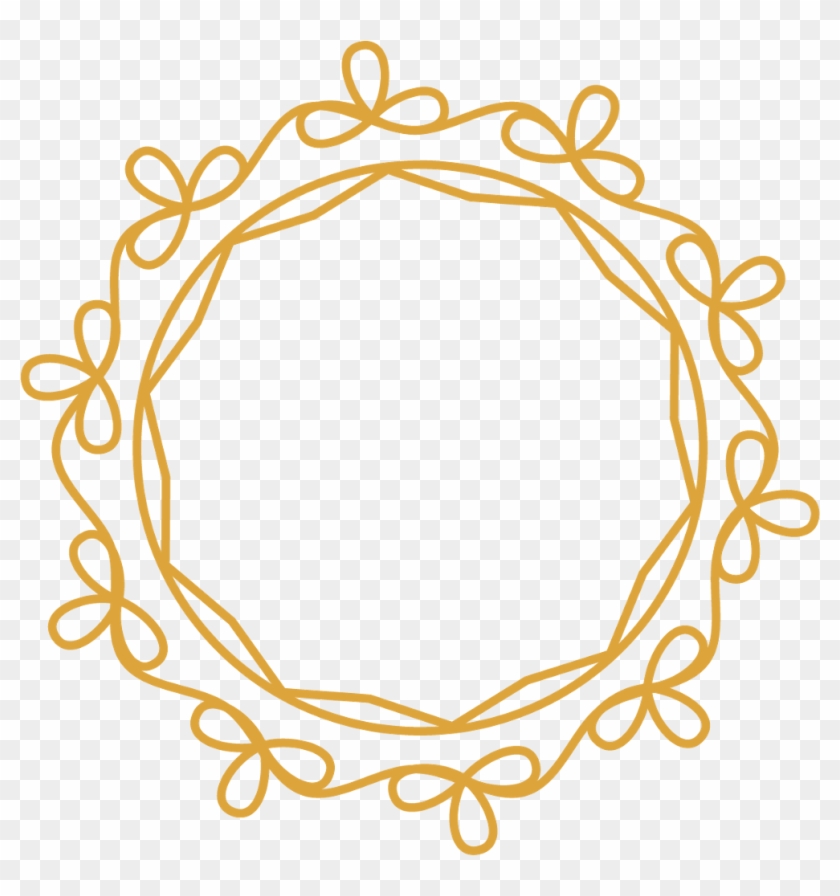 #gold #wreath #frame #border #circle #round #swirls - #gold #wreath #frame #border #circle #round #swirls #1692853