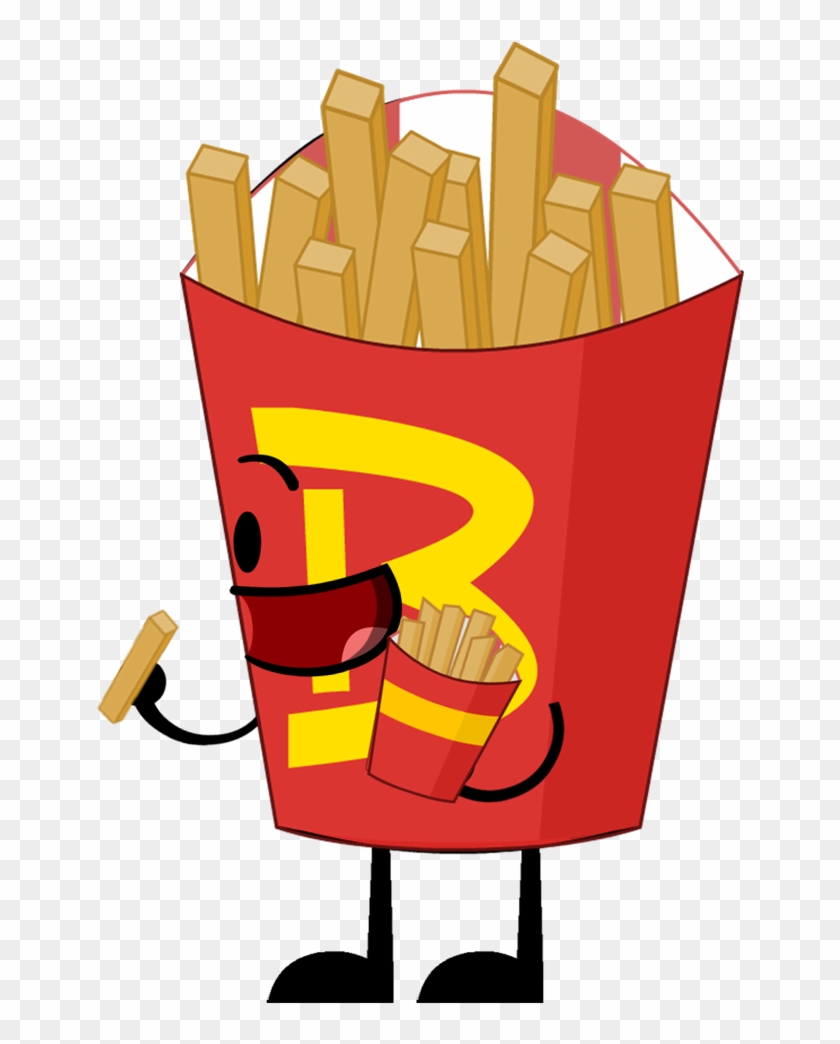 Fries Clipart Camp Food - Bfdi Fries Object Shows Community #1692912