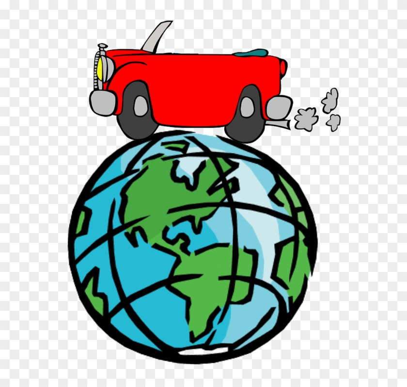 How Green Are Our Cars - Cartoon Earth Clipart #1693101