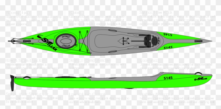 Kayak Drawing Dwg - Sea Kayak #1693175