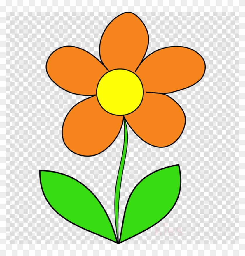 Orange Flower Clipart Orange Blossom Clip Art - Snapchat Icon For Photoshop #1693195