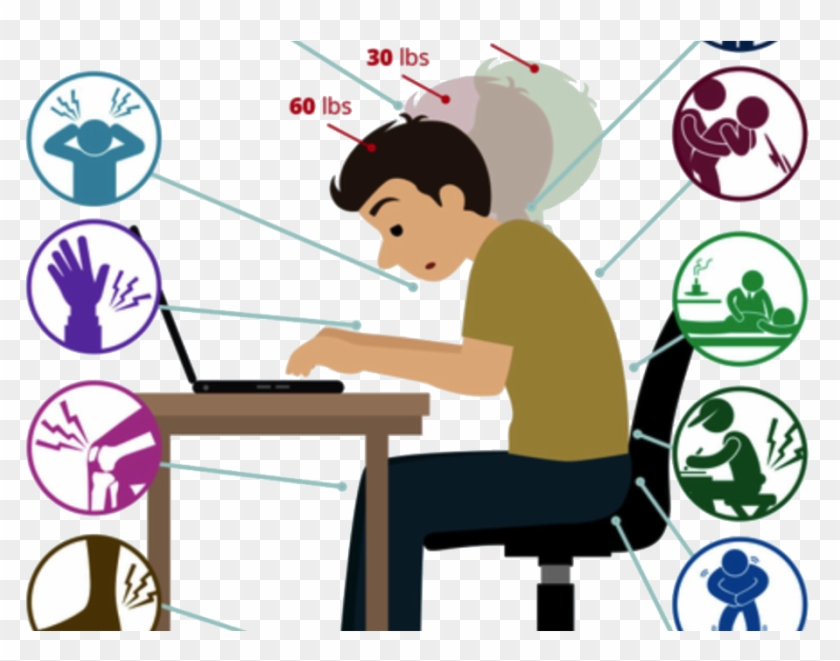 Injury Clipart Back Strain - Perfect Sitting Position #1693232