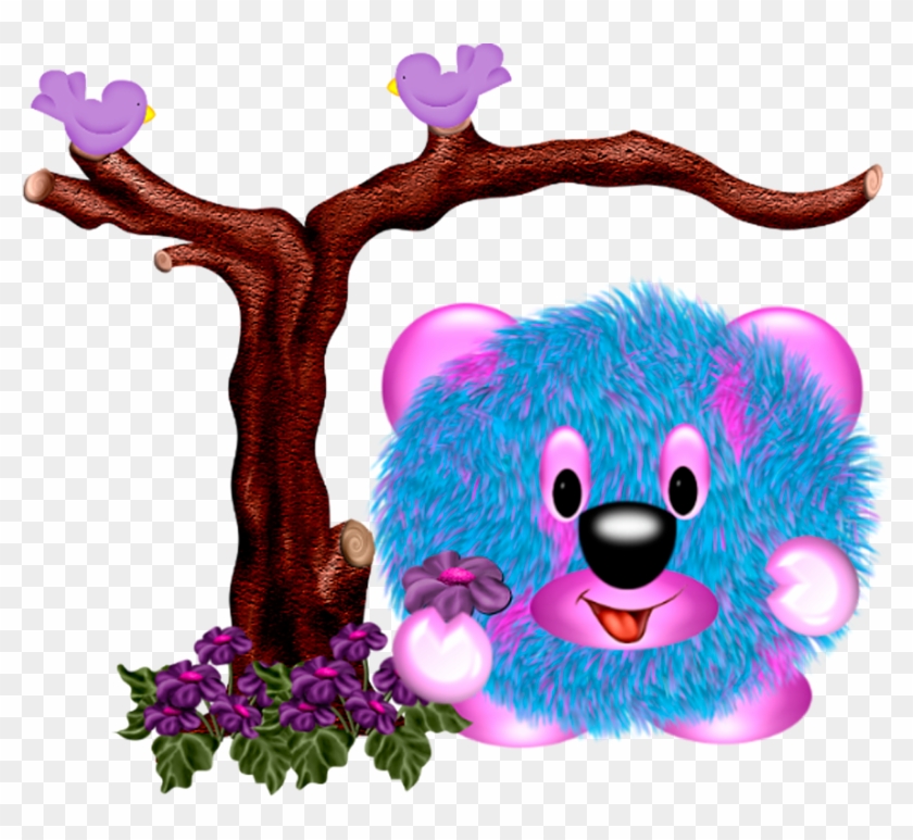 Fuzzy Wuzzy Cartoon Monsters, Little Monsters, Smiley - Illustration #1693281