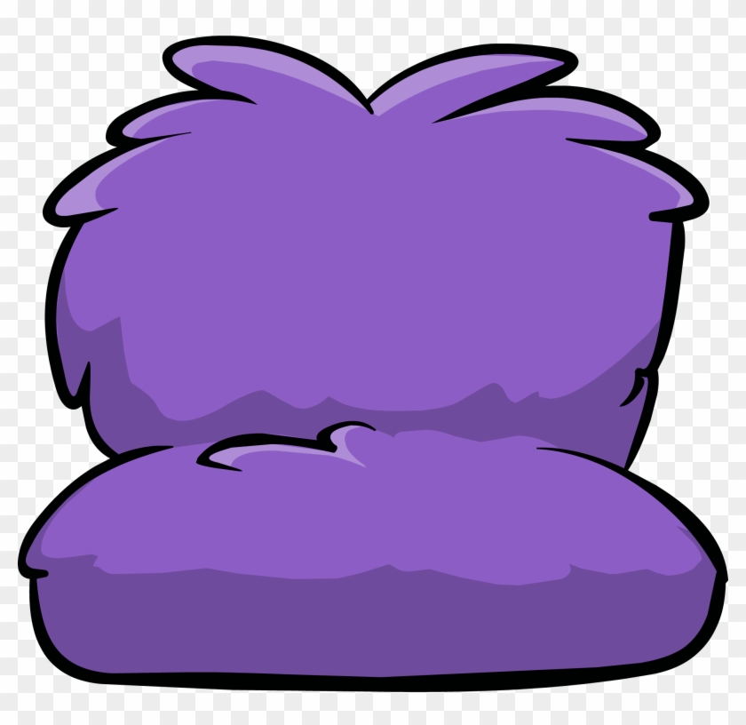 Fuzzy Purple Couch - Couch #1693286