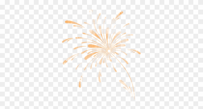 Clip Arts - Firework Orange Png #1693320