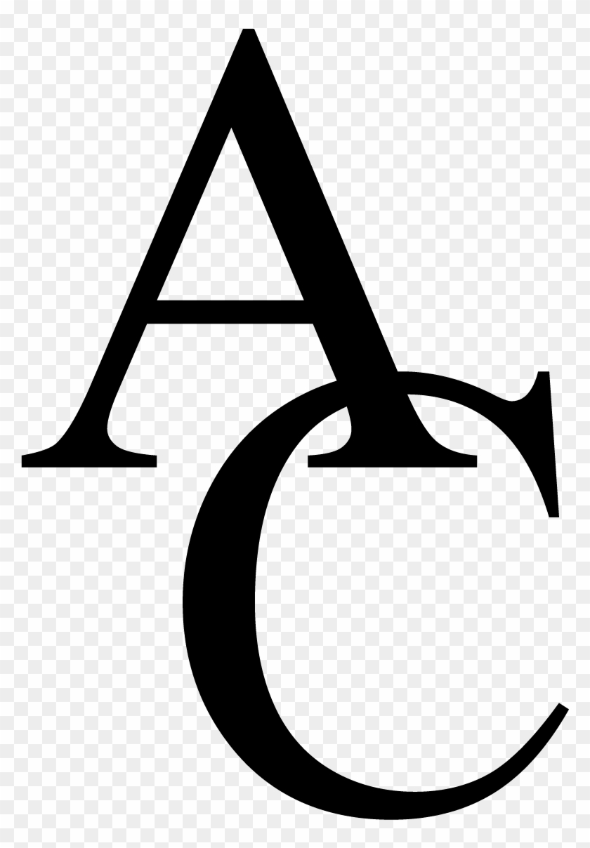 Ac Monogram Black - Angelina College #1693458
