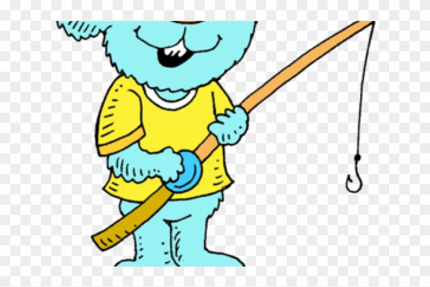 Fishing Rod Clipart Childrens - Cartoon #1693489
