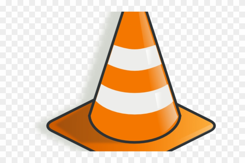 Cone Clipart Road Construction Site - Vlc Media Player #1693533