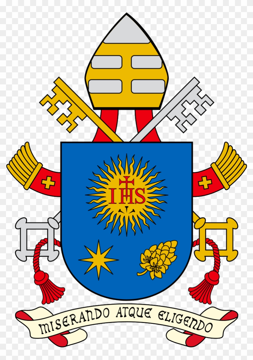 File - Insigne Francisci - Svg - Pope Coat Of Arms #1693584