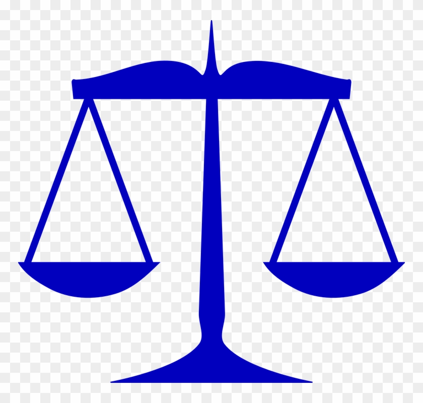 Scale Clipart Weighted - Scales Of Justice Clip Art #1693613