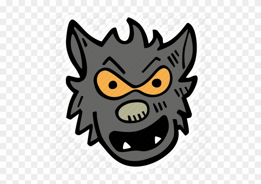 Halloween Holiday Scary Werewolf - Cartoon #1693619