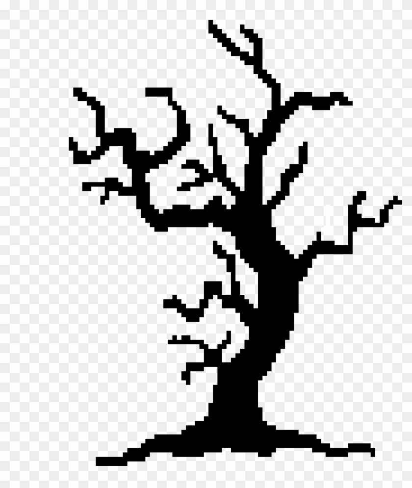 Spooky Trees Clipart , Png Download - Arbol Halloween Silueta #1693624