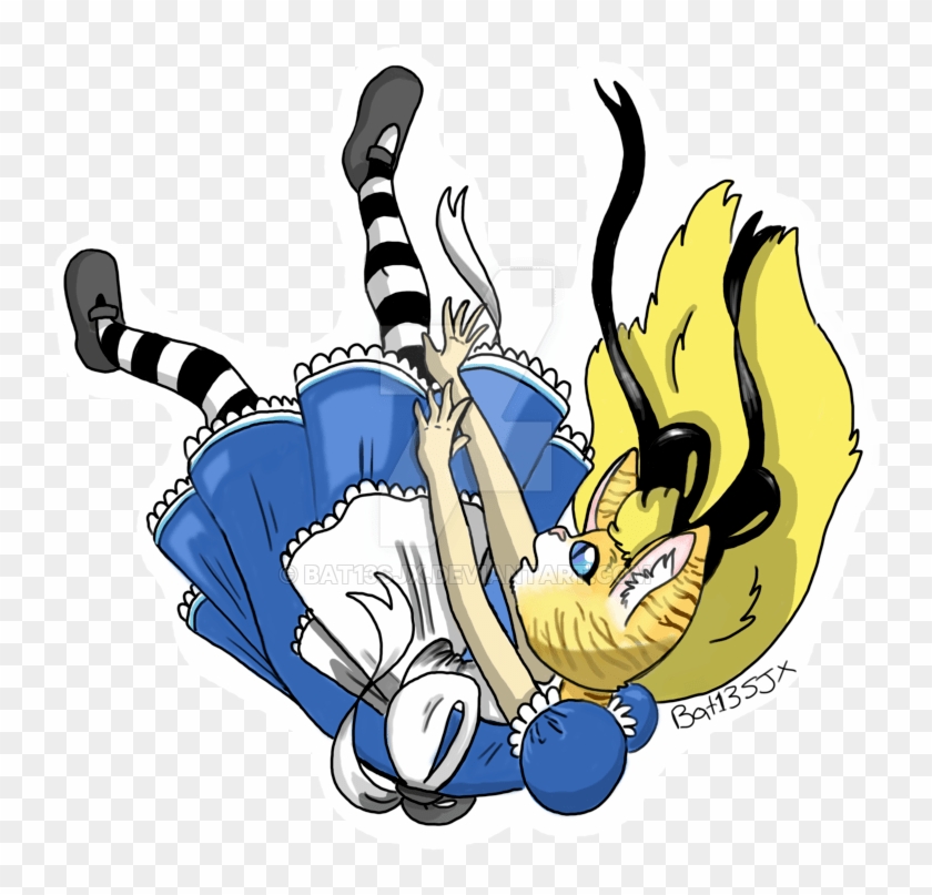 Alice Cat Falling Tshirt Design Bat13sjx Deviantart - Alice Cat Falling Tshirt Design Bat13sjx Deviantart #1693677