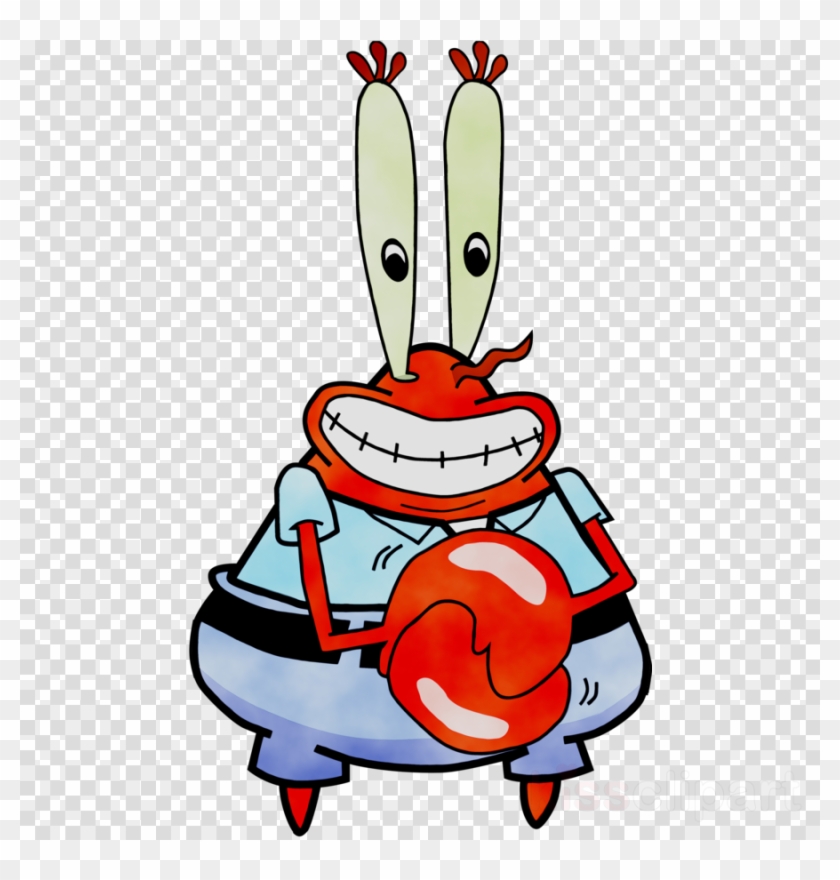 Mr Krabs Transparent Clipart Mr - Spongebob Characters Png Mr Krabs #1693734