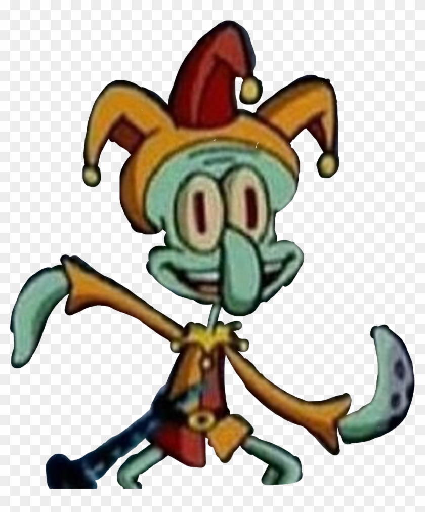 #spongebob #squidward #jester#freetoedit - Cartoon #1693742