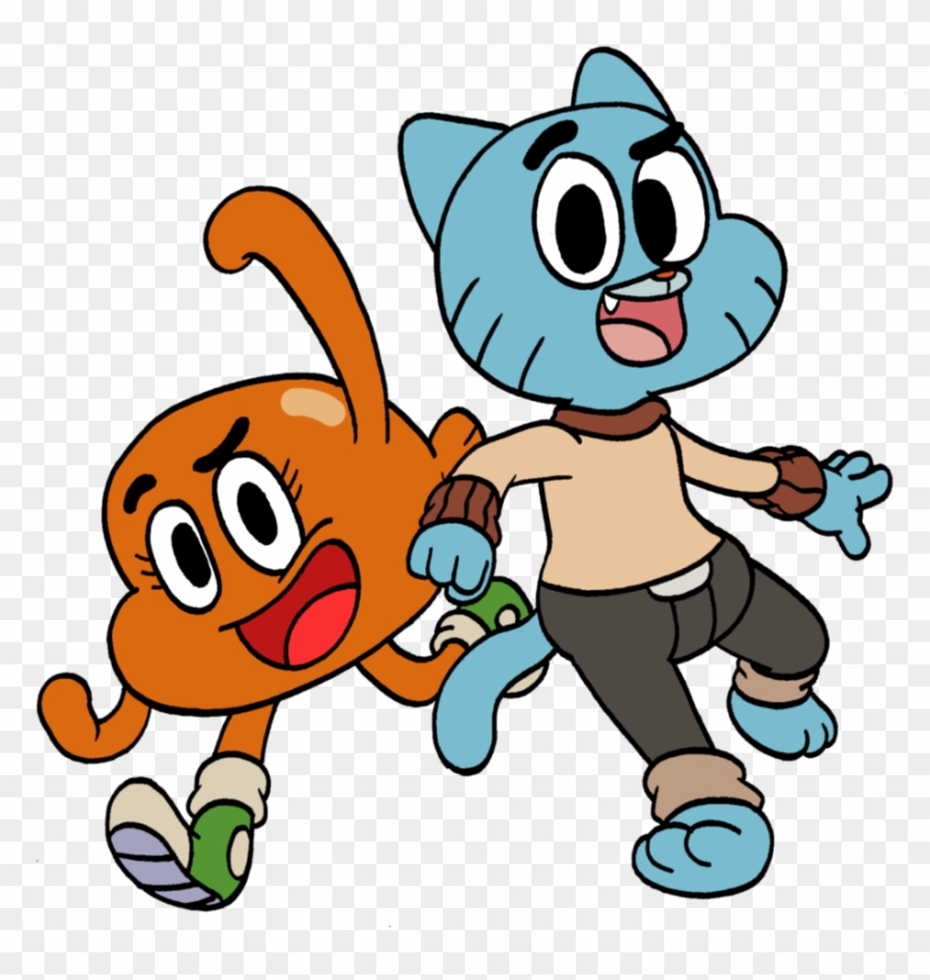Gumball Y Darwin By Shineegirl401 Clipart Free Clip - The Amazing World Of Gumball #1693913