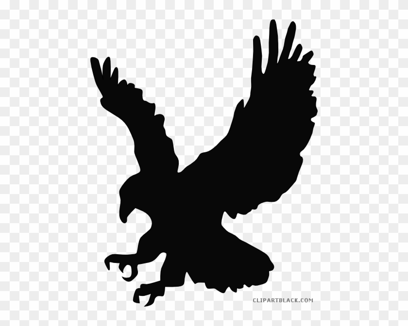 Amazing Eagle Animal Free Black White Clipart Images - Eagle Silhouette Png #1693914