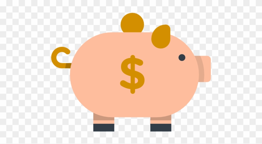 Coin Clipart School Finance - Piggy Bank Cartoon Png #1693978