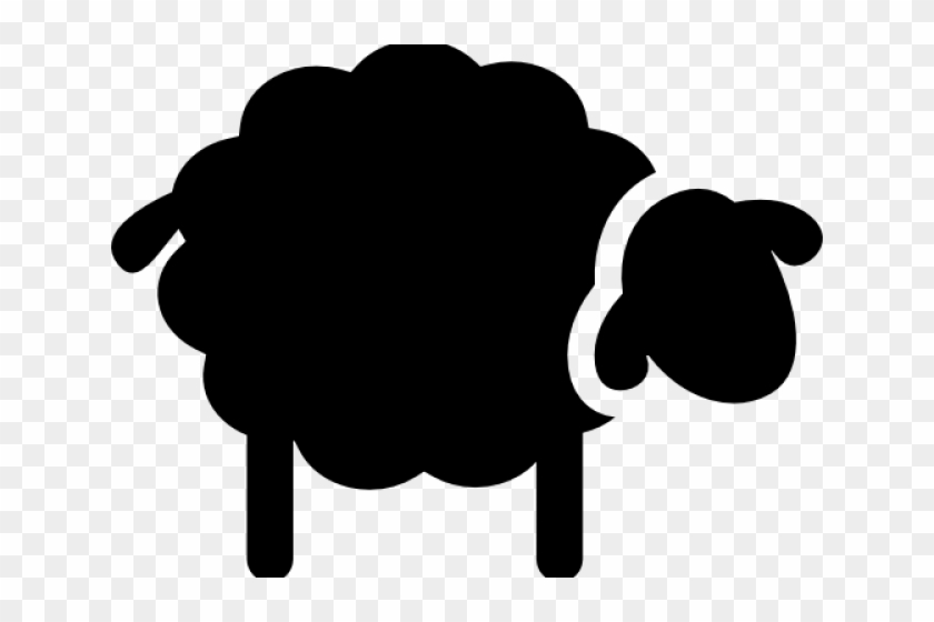 Shadow Clipart Sheep - Black Sheep Png #1693999