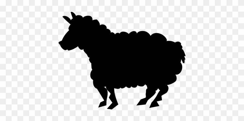 Shadow Clipart Sheep - Sheep #1694009