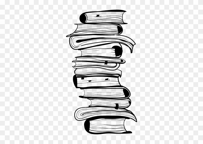 Stack Of Books Wall Sticker - Cartoon Books #1694134