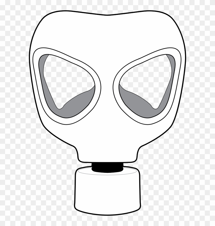 Clipart Fuel Masks - Gas Mask Drawing Easy #1694169