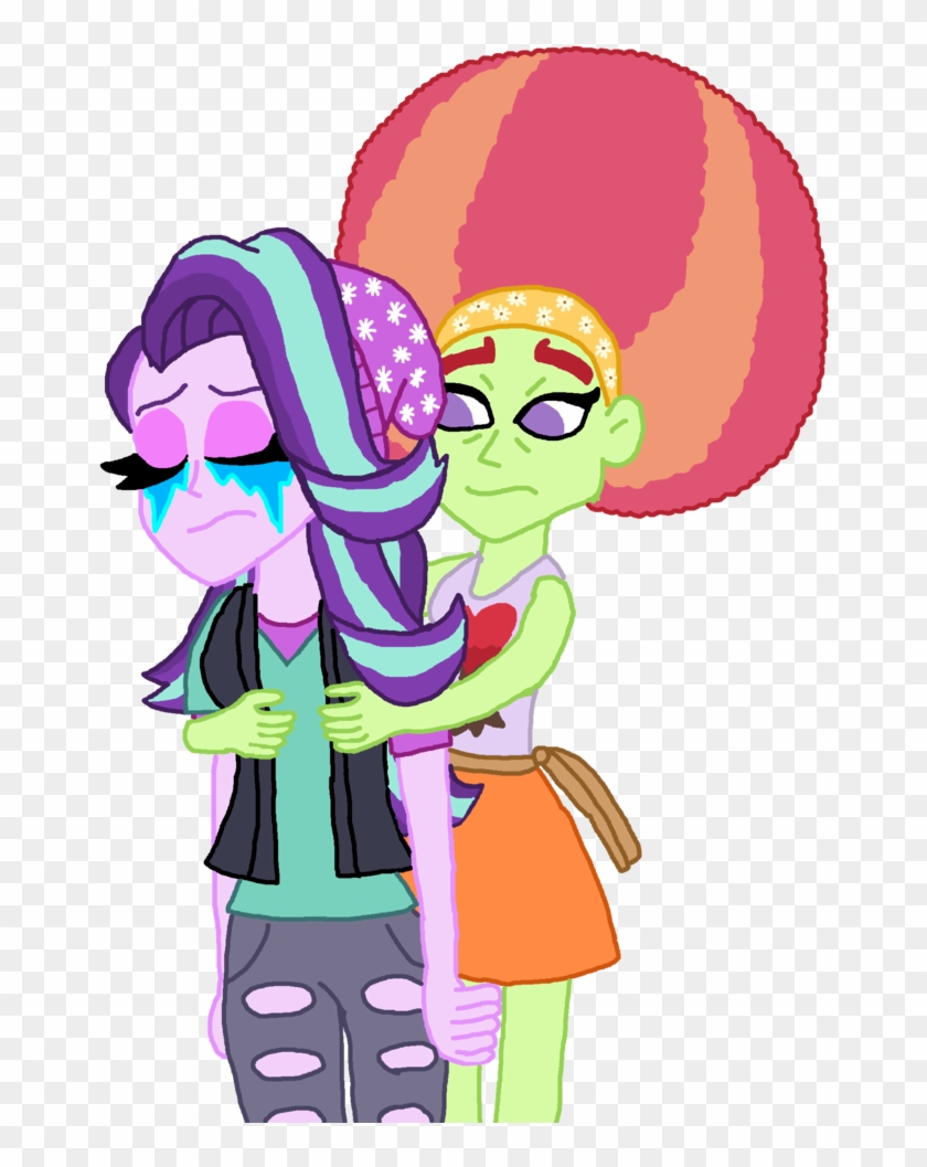 Hug Clipart Comfort - Contralto And Cake Cup Slash In Equestria Girls #1694205