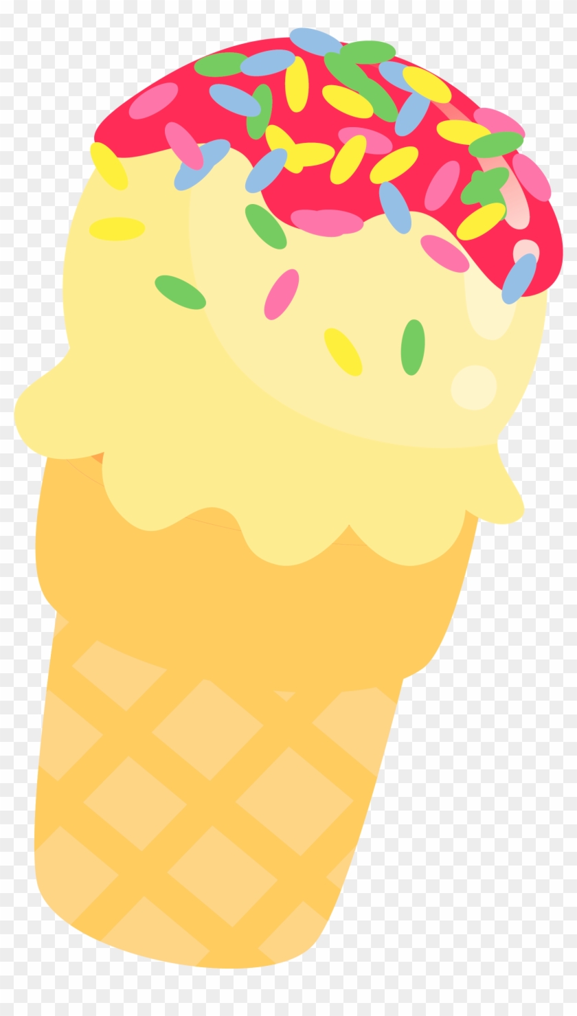 Ice Cream Clipart, Ice Cream Cone Clip Art, Cute Illustration - Ice Cream Clipart, Ice Cream Cone Clip Art, Cute Illustration #1694283
