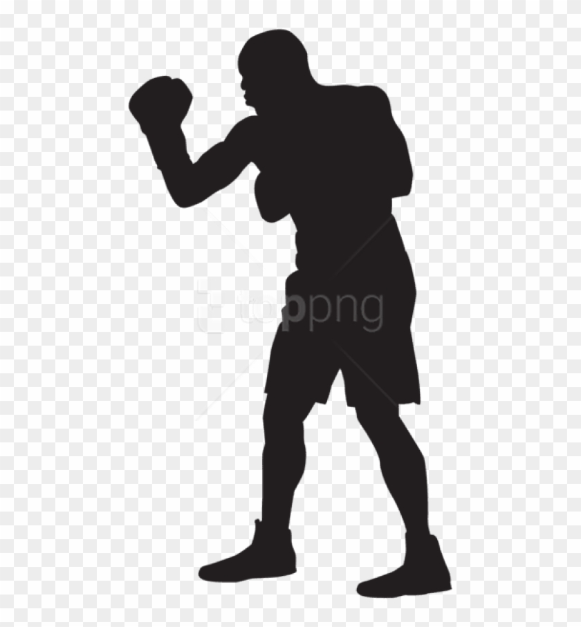 Free Png Boxer Silhouette Png - Boxing Clip Art #1694313