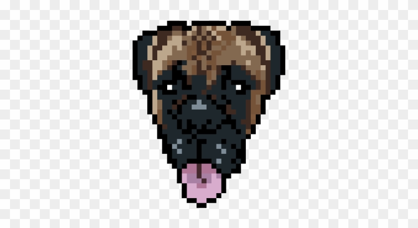 Boxer Dog 8 Bit By Abennett88 On Deviantart - Boxer Dog Pixel Art #1694318