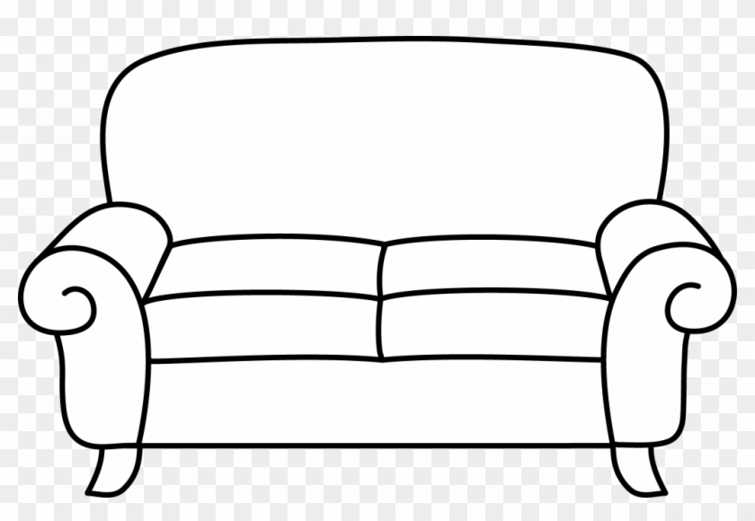 Sofa Coloring Pages - Sofa Coloring Pages #1694325