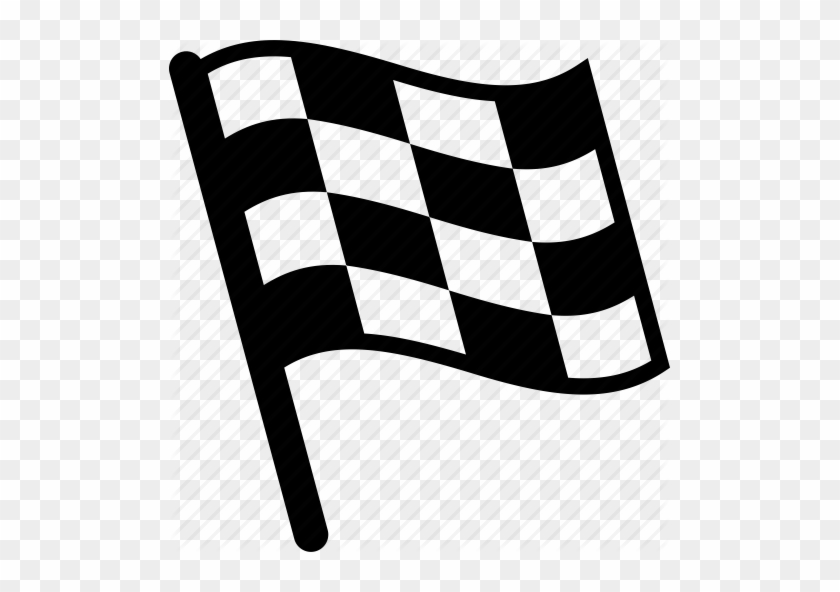 Checkered Flag Icon Clipart Auto Racing Racing Flags - Finish Flag Icon Png...