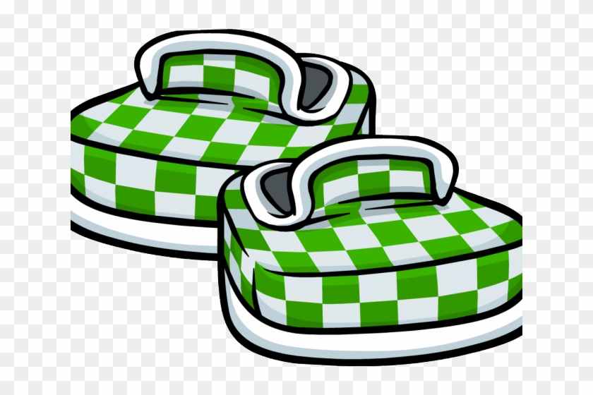 Vans Clipart Checkered - Club Penguin Shoes #1694460