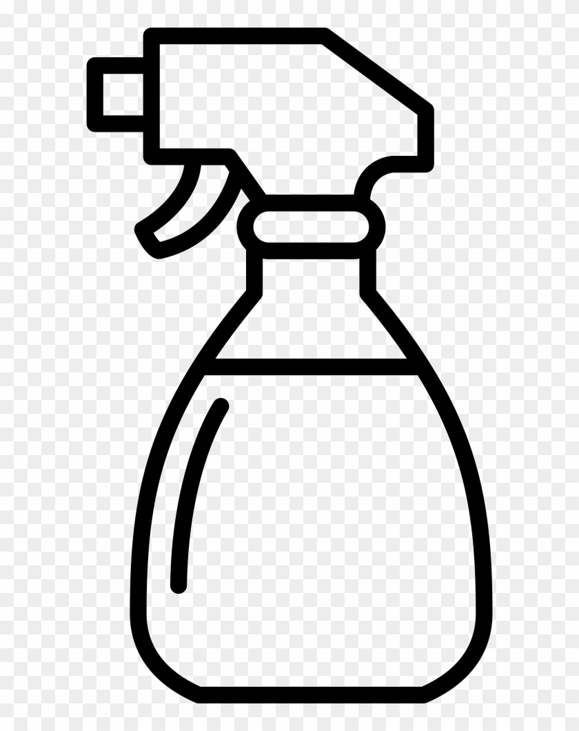 Water Sprayer Comments - Cartoon Black Spray Bottle #1694528