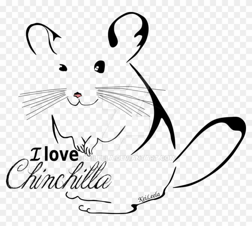 I Love Chinchilla By Keileela On Deviantart - Cartoon #1694604