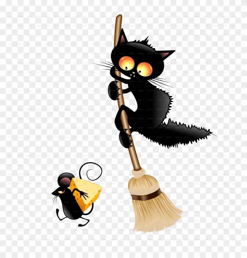 Halloween Pumpkin And Black Cat #1694710