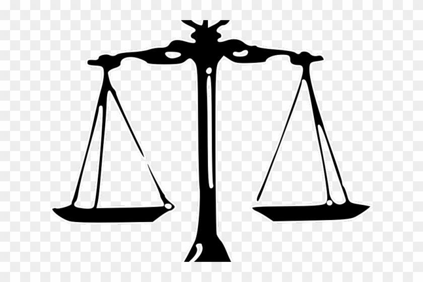 Lawyer Clipart Balance - Transparent Scale Of Justice #1694763